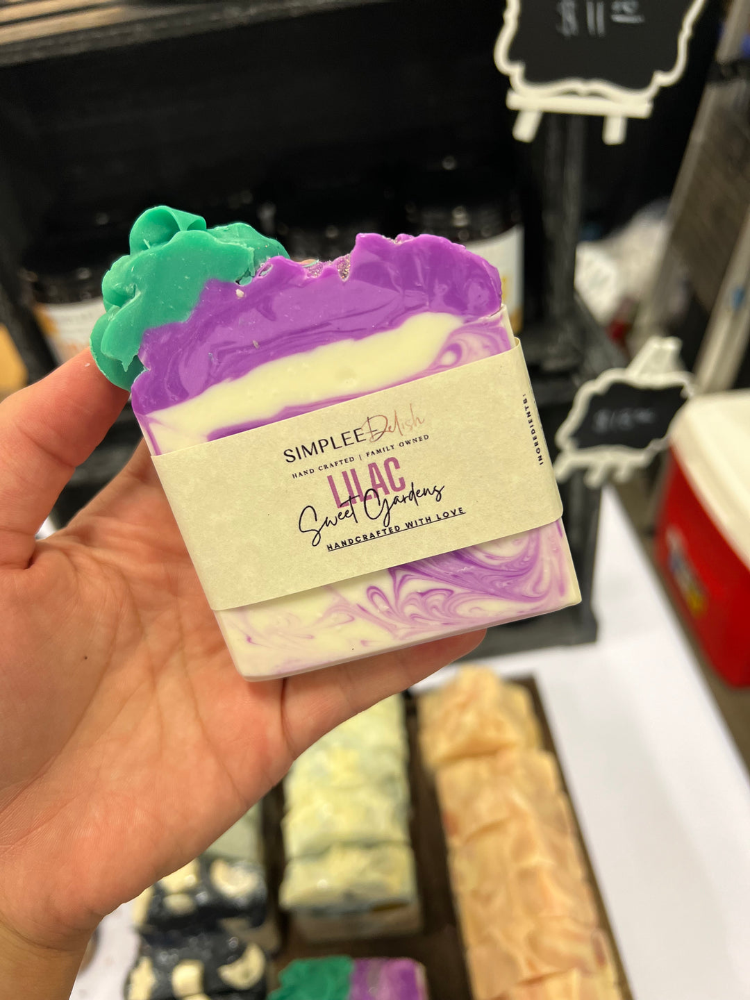 Lilac Sweet Gardens Soap Bar