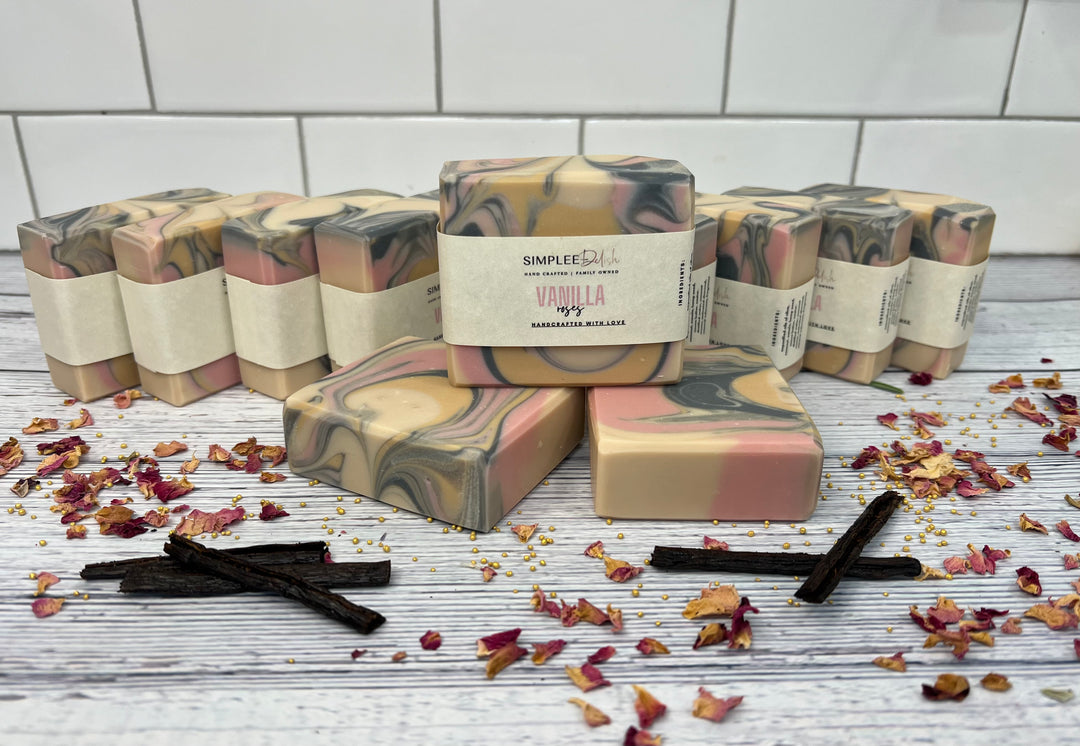 Vanilla Roses Soap Bar