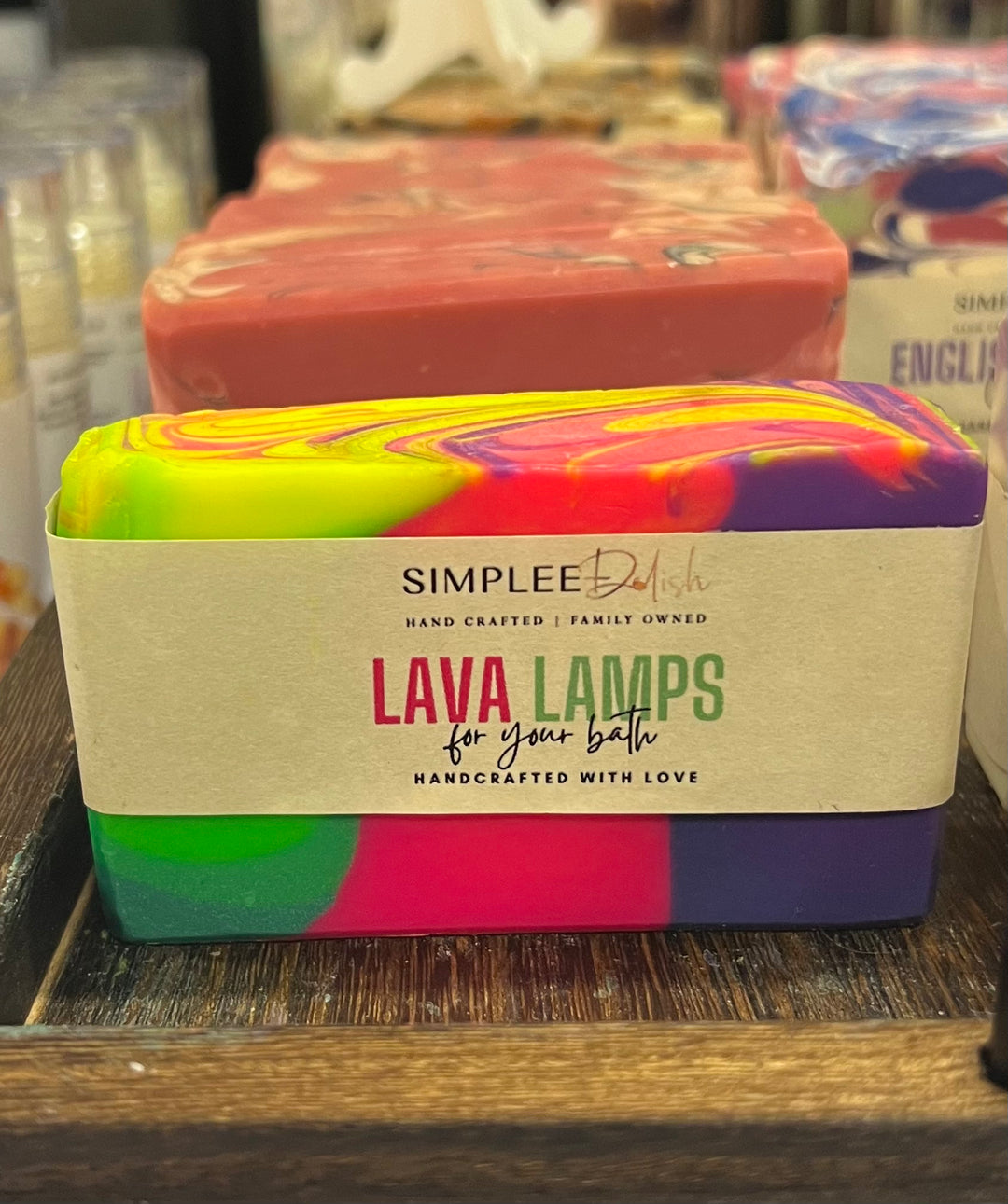 Lava Lamps Soap Bar