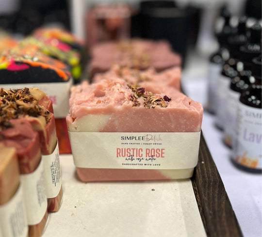 Rustic Rose Soap Bar - Simplee Delish