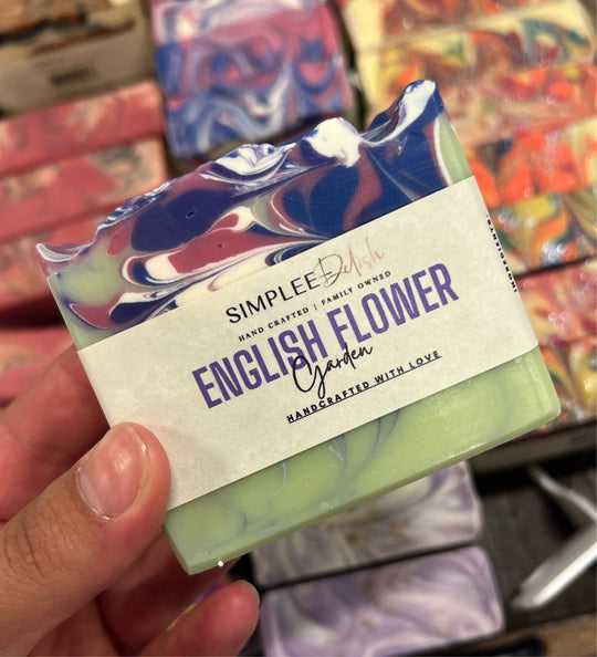 English Flower Garden Soap Bar - Simplee Delish