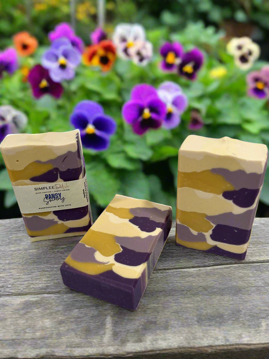 Pansy Shimmy Soap Bar - Simplee Delish