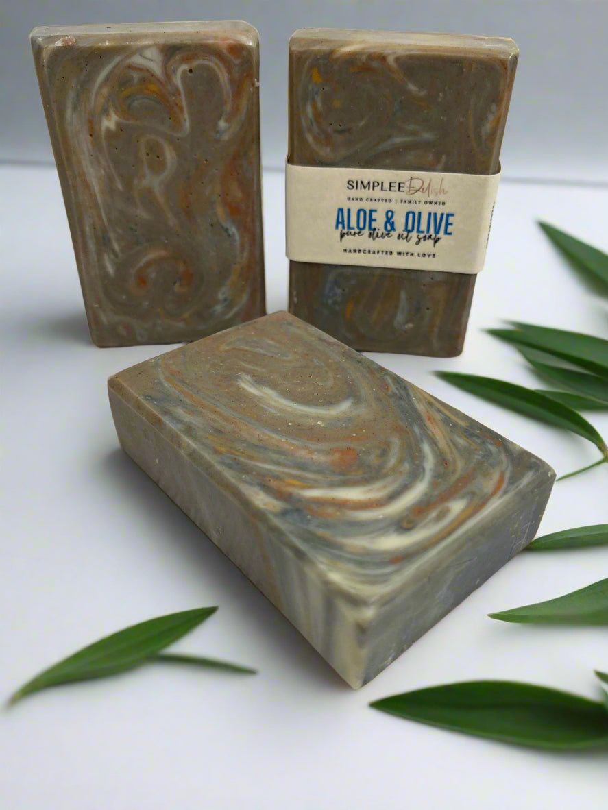 Aloe and Olive Soap Bar - Simplee Delish