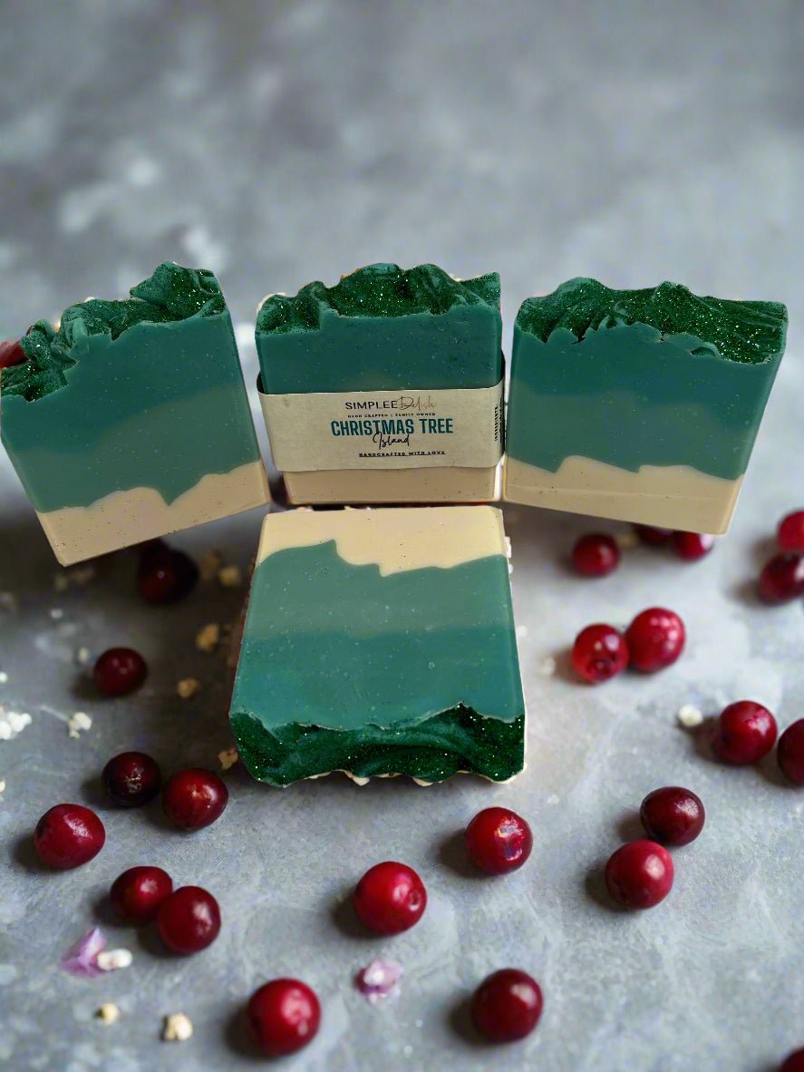 Christmas Tree Island Soap Bar - Simplee Delish