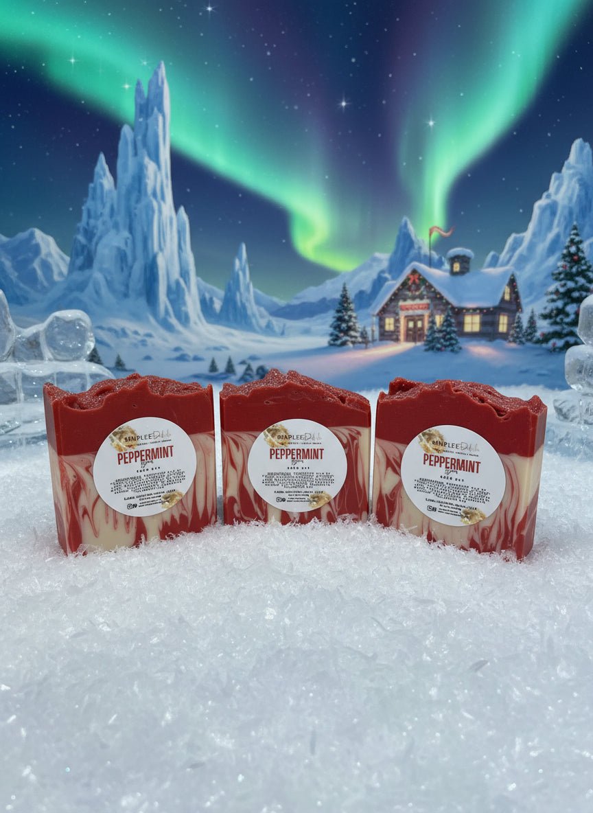 Peppermint Bark Soap Bar - Simplee Delish